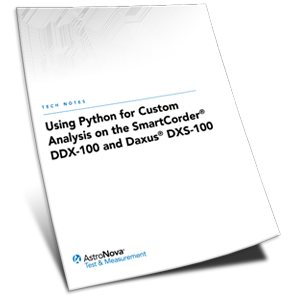 Using Python for Custom Analysis